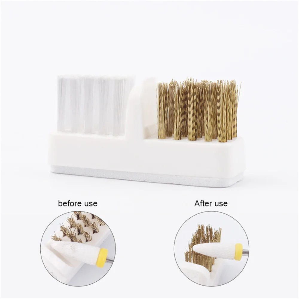 

Nail Drill Bits Cleaning Brush Cleaner Case Replacement Accessory 1 Pcs in Pack