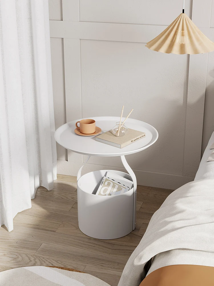 Nordic Mobile Metal Nightstands, Bedside Tables, Storage Cabinet, Living Room, Sofa Side Table, Home Furniture Customized