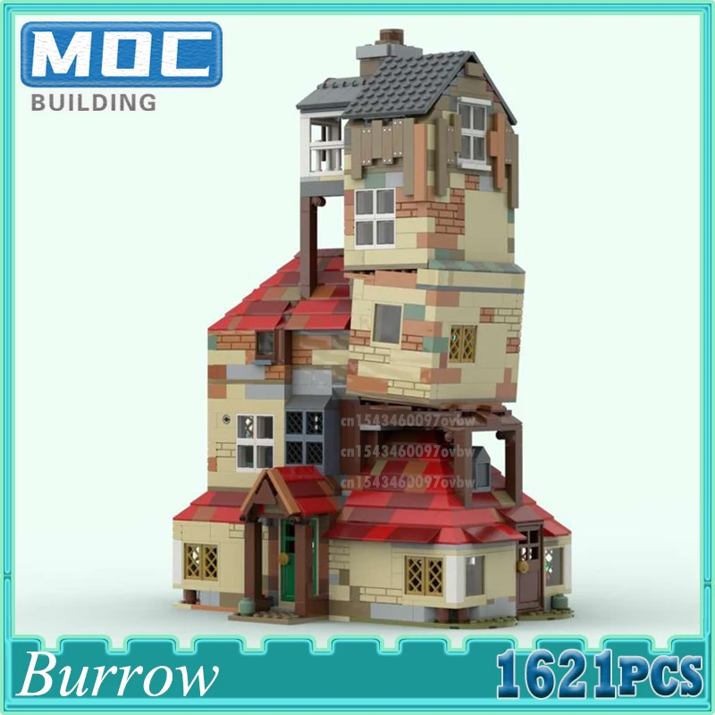 

Movie Series In stock Attack On The Burrow MOC Harris Magic Modle Bricks Set Building Blocks Set Toys collections Gifts