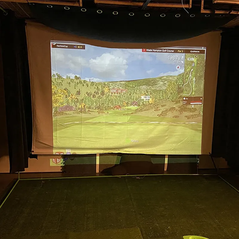 Écran d'impact pour simulateur de Golf d'intérieur 300x200cm, balles de Golf,  cible d'exercice