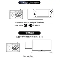 DOBE 7 In1 USB Arcade Fight Stick Street Fighting Joystick Controller for PS3 / PS4 / XBOX ONE / XOBX 360 / PC / Android /Switch - Image 6
