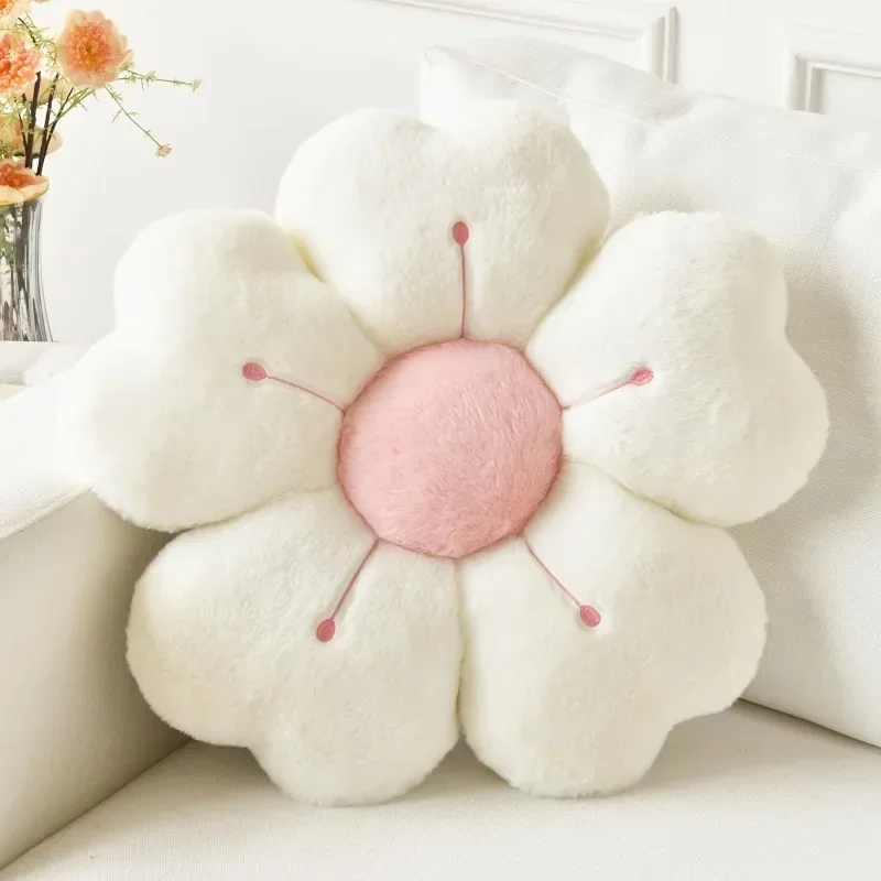 Flower-Shaped Plush Throw Pillow - Comfortable and Cute Mattress and Sofa Decor Cushion, Chair Cushion  floor cushion 2