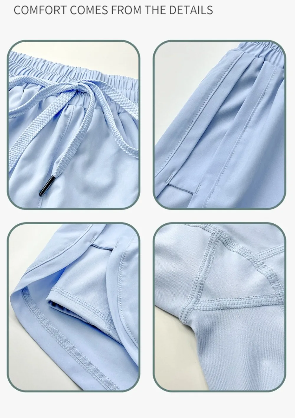 2 in 1 Women Running Shorts Yoga Clothes Fitness Elastic Summer Workout Female Jogging Leggings For Ladies Gym Sport Shorts