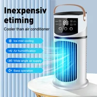 Ventilateur de refroidissement d'air portable USB multifonctionnel avec minuterie pour bureau et maison 1