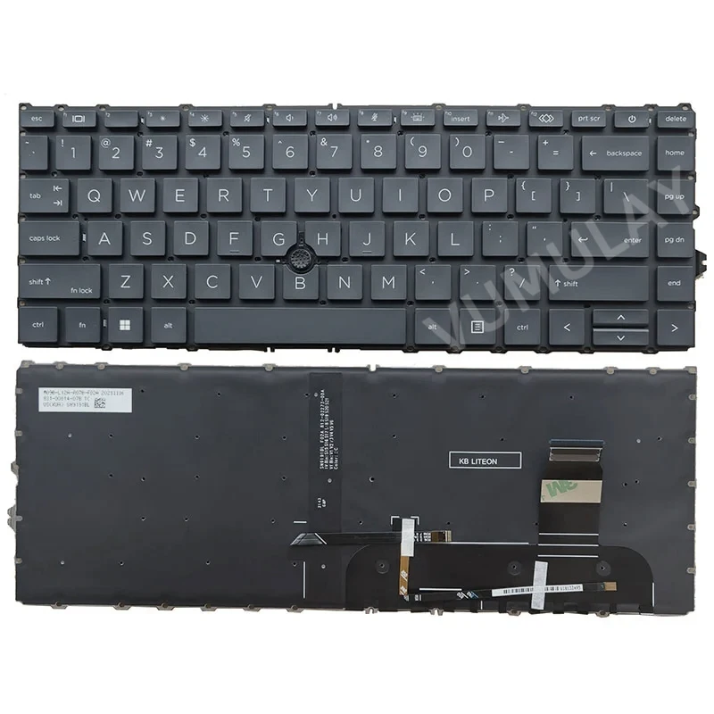 Tastiera Usa/Russo/Latino Per Hp Elitebook 840 G7 840 G8 845 G7 745 G7 745 G8 Zbook Firefly 14 G7 G8 L87608-251 Con Retroilluminazione