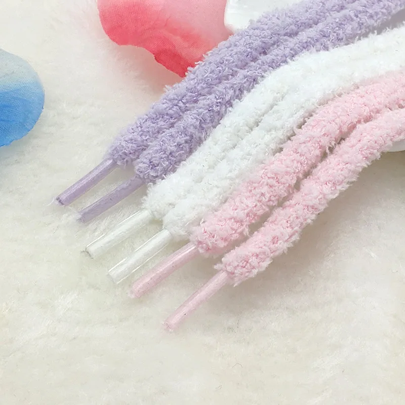 Plush Winter Caterpillar Trend Casual Sport Shoelaces