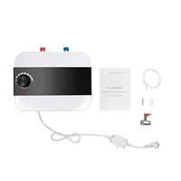 Chauffe-eau électrique 6L 1500W, température réglable (86-149 ° F) Chauffe-eau instantané pour chauffage de salle de bain 6