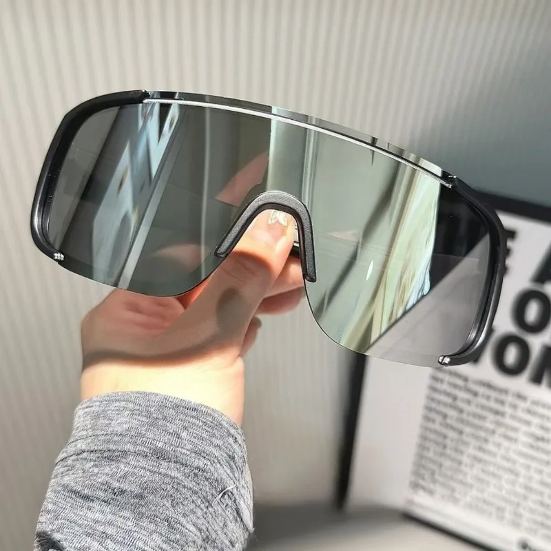 2PCSOutdoor Sport Radfahren Sonnenbrillen für Männer Frauen Outdoor UV400 UV-beständig Reiten Sonnenbrillen Shades für Männer Große Rahmen