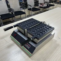 Commercial Use 12 Pieces 3D Little Bear Shape Waffle Maker Cartoon Waffle Maker Bear Waflera Machine 2400W 2