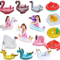 Inflatable Pool Accessories Circle Baby Flamingo Float Swimming Ring Unicorn Pool Float Child Seat Air Mattresse Water Toys