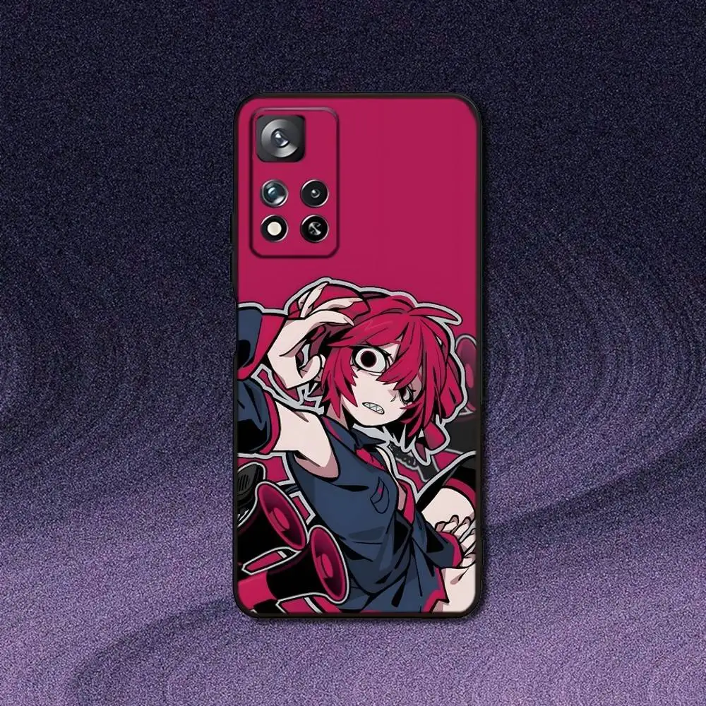 K-Kasane T-Teto Get To Me Black Soft Phone Case