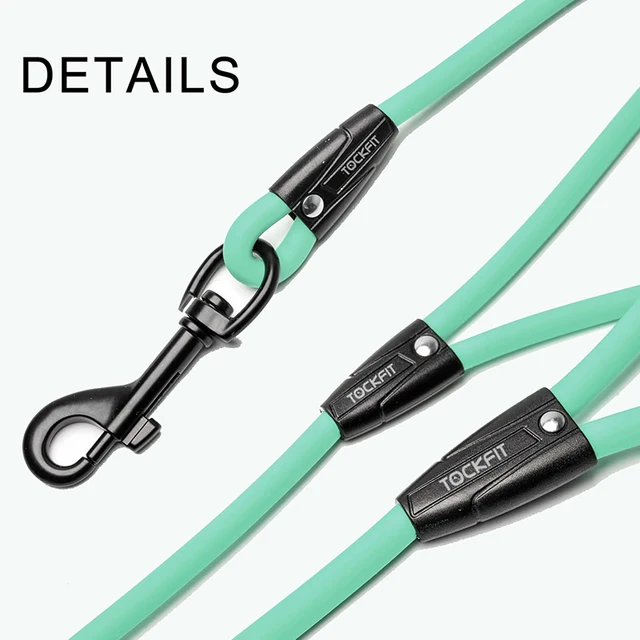 S608ae3230e674dfeac8d28a01d27f777u.jpg Dog Leash Waterproof Training Recall Long PVC Pet Leashes 5FT 10 FT 20FT 30FT Great for Training Beach Yard Play