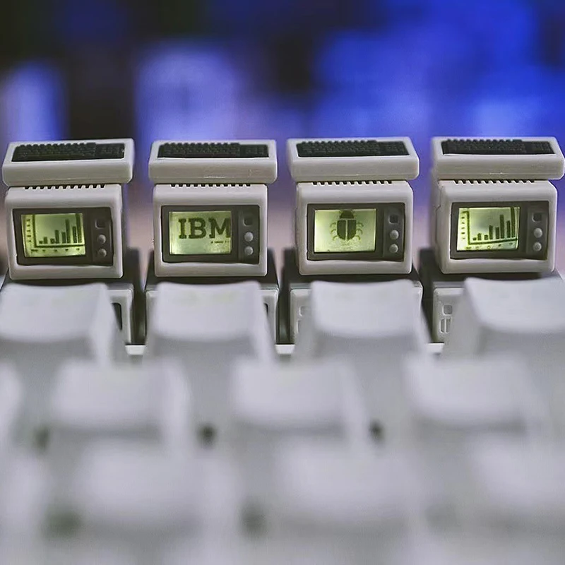K02 Ibm Keycap Tastiera Meccanica 80S Macintosh Portachiavi Trasparente Personalizzato Vintage