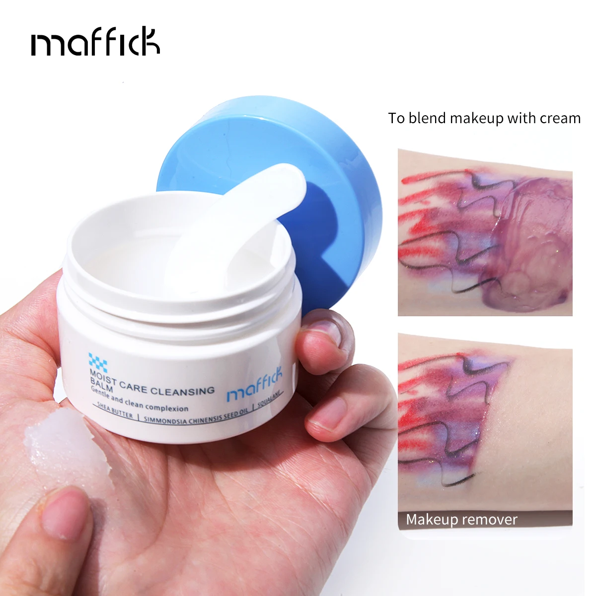 Makeup Remover Eyes Lips Makeup Removal Unirritating Deep Cleansing Skin Refreshing Moisturize Mild Gentle Makeup Cleaning Cream 5