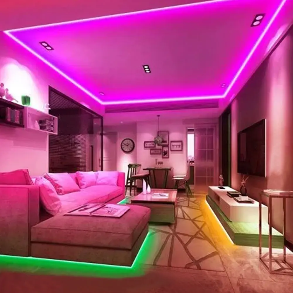 5050 LED 스트립 라이트 5V USB 조명 5050 LED 조명 유연한 LED 램프 리본 실내 장 TV 백라이트 다이오드 테이프