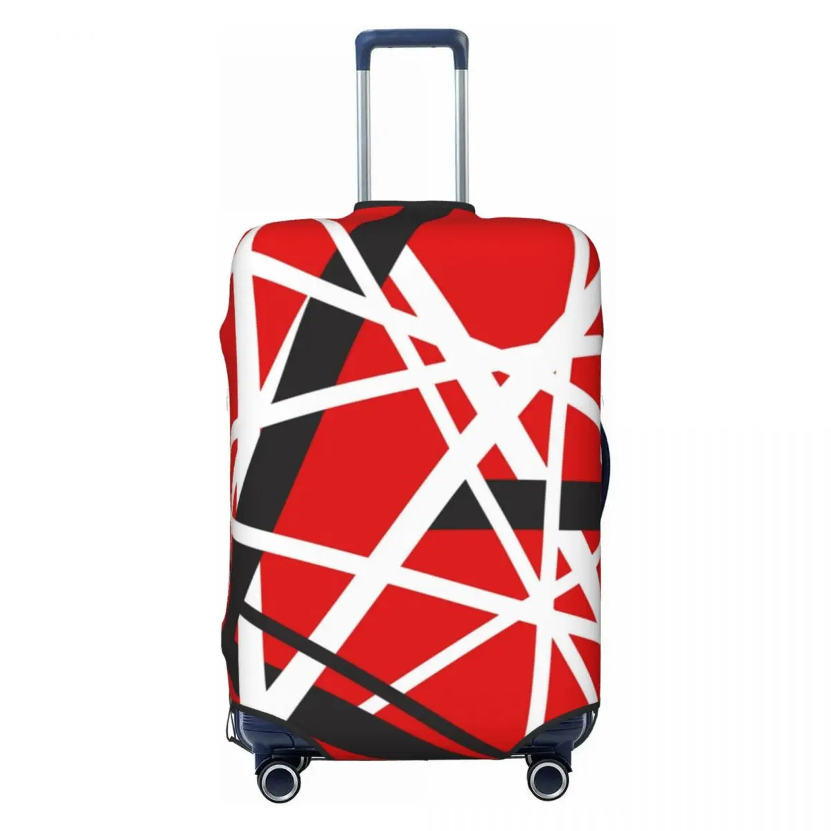 Van Halen Suitcase Cover EVH 5150 STRIPES Cruise Trip Protection Vacation Strectch Luggage Supplies 2