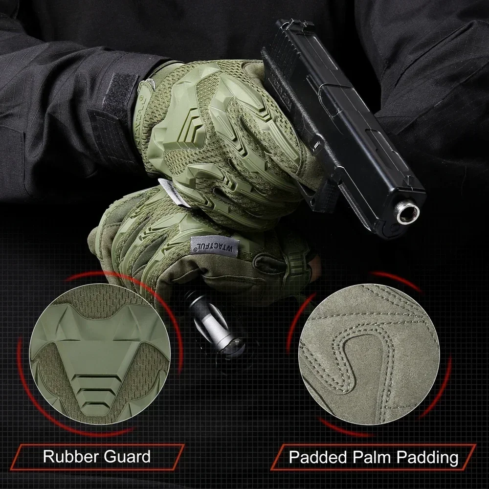 Tactical Gloves Camo Touch Screen Cycling Glove Sports Climbing Paintball Shooting Hunting Riding Ski Full Finger Mittens Men 4