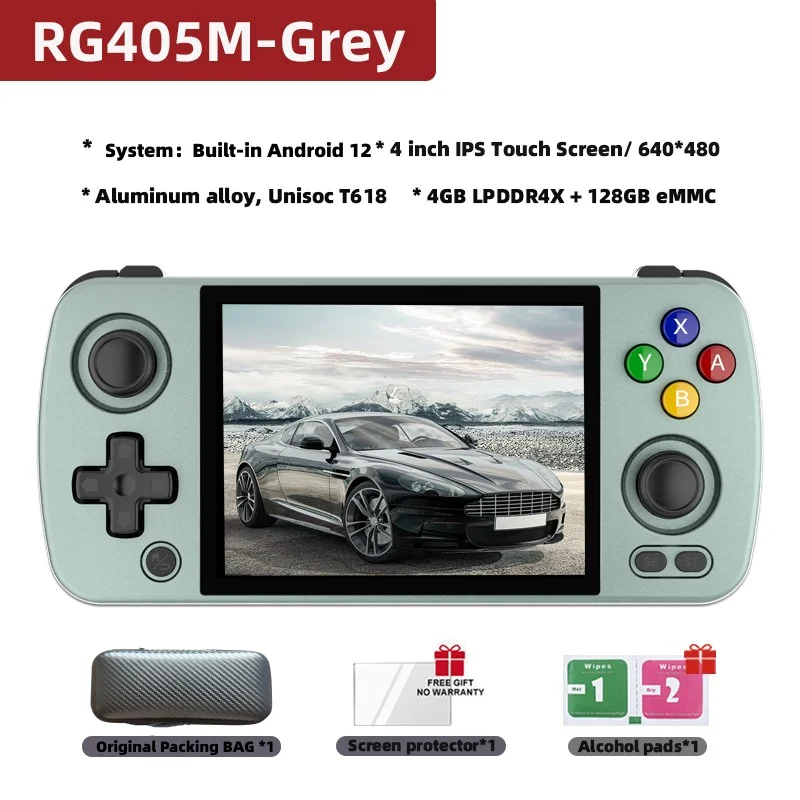 ANBERNIC RG405M 128GB Android 12 Videoconsola Gris