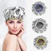 Professional One-off Shower Cap Heat Insulation Aluminum Foil Hat Elastic Portable Bathing Cap For Women Hair Salon Bathroom 1