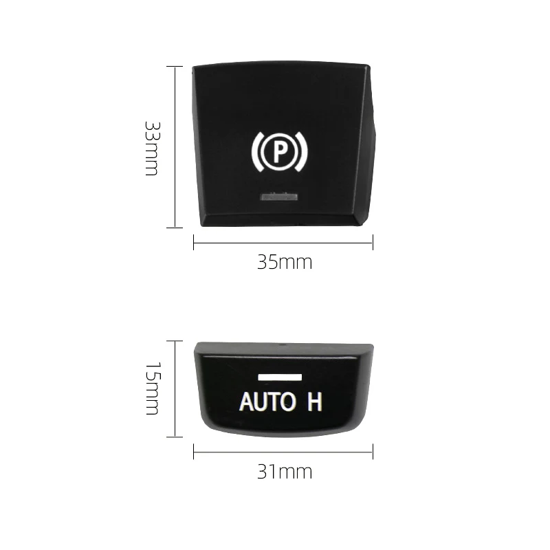Push Button Switch Electronic Parking Brake H Button Replacement for BMW 5 7 X3 X4 X5 X6 M5 Series F01 F02 F10 F12 F15 F16 F25 F26