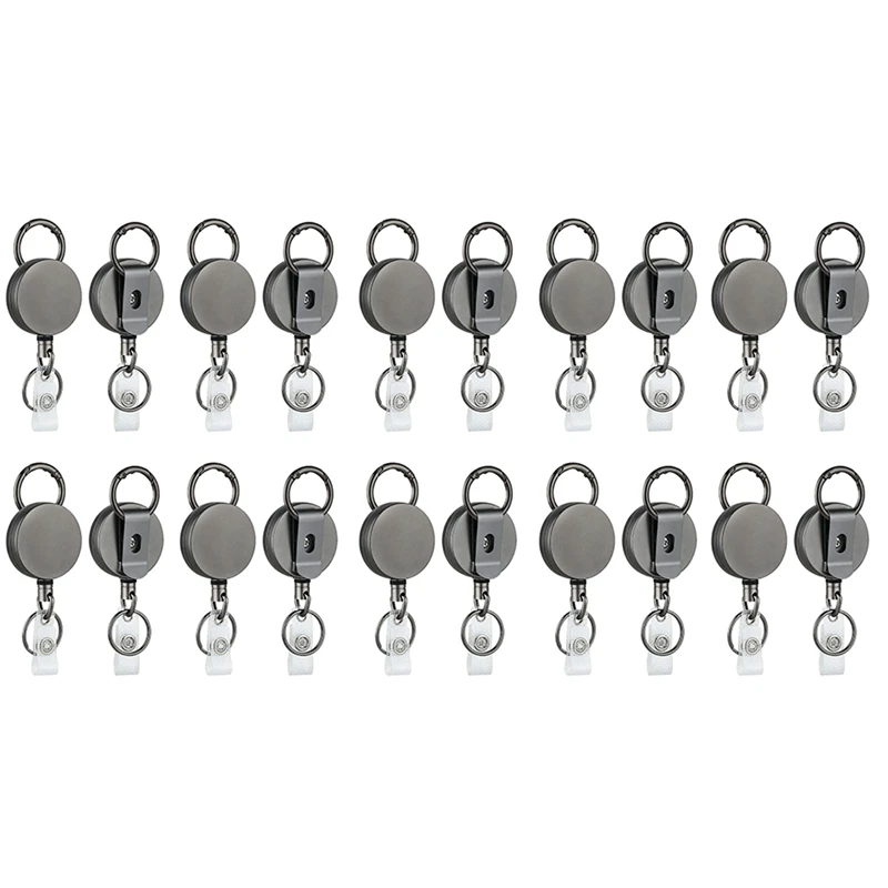 20-pack-heavy-duty-retractable-badge-holder-reels-metal-id-badge-holder-with-belt-clip-key-ring-for-name-card-keychain