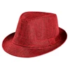 Breathable Linen Jazz Hat Men Women Summer Chapeau 1920s Classic Panama Hats Performance Party Costume Fashion Cowboy Caps Retro 6