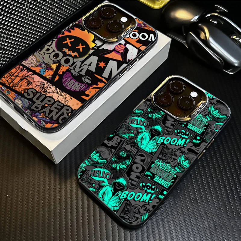 Blackened Clown Style Shockproof Phone Case with Bumper Protection