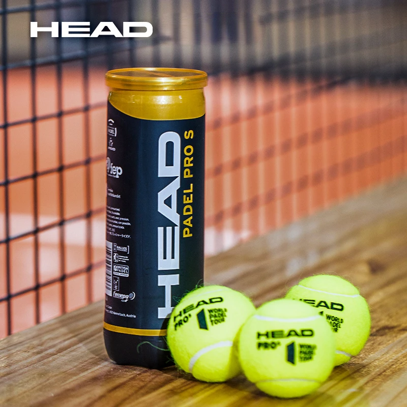Tennis Balls HEAD PADEL PRO S for Tennis Match and Training tennis balls