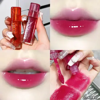 HERORANGE HR557 Heart Tide Colorful Mirror Light Lip Enamel Soft and Rich Color Presents Charming Lip Makeup 1