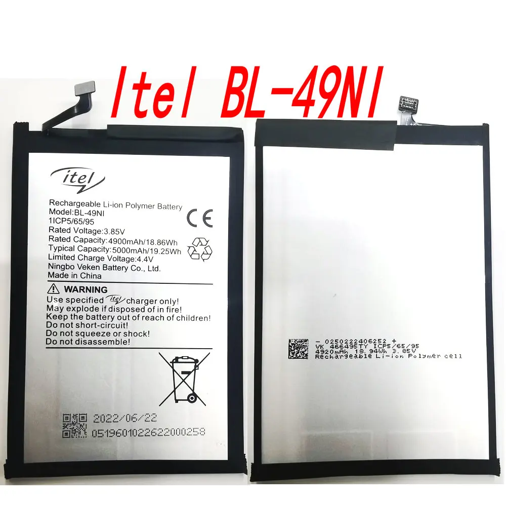 

3.85V Original Spot 5000mAh Itel BL-49NI Replacement Phone Battery