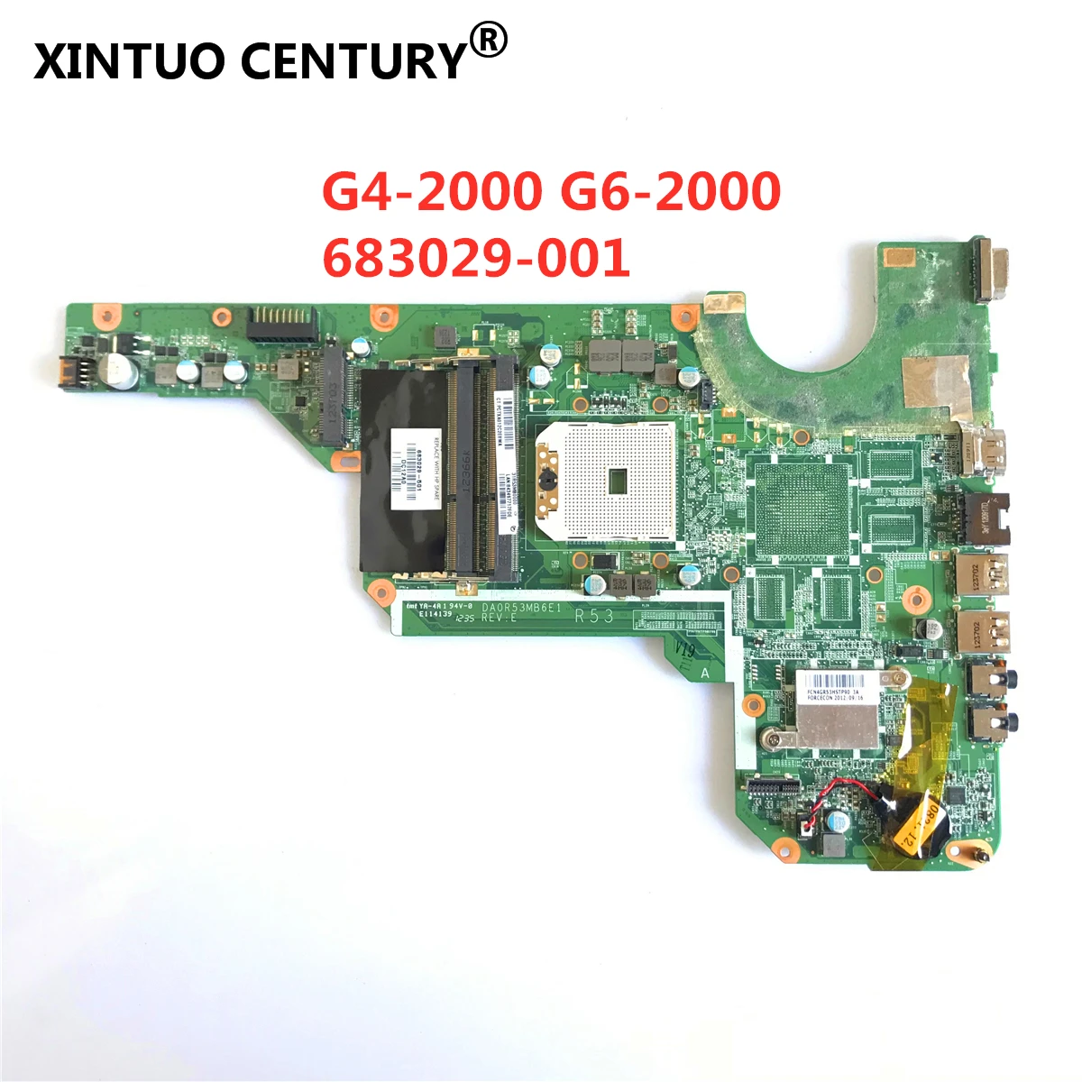

683029-501 683029-001 для ноутбука HP Pavilion G4-2000 G6 G6-2000 G7, материнская плата для ноутбука DA0R53MB6E0 DA0R53MB6E1 100%, полностью протестированная