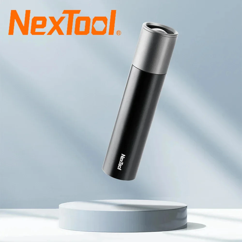 

Фонарик NexTool Simplicity Zoom, 12 см, 125 г, высокое качество, бытовые фонарики, два режима переключения, легкий, портативный, 1200 мАч