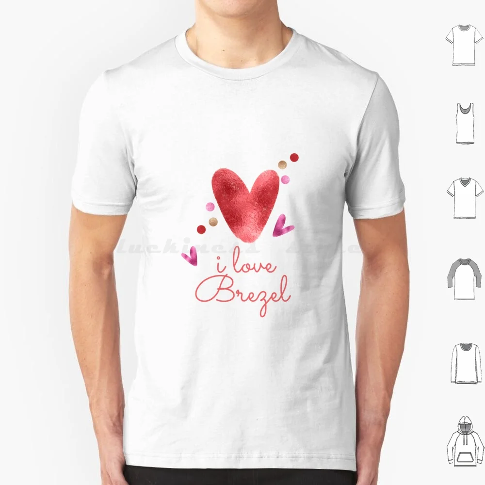 I Love Brezel T Shirt Uomo Donna Bambini 6Xl Brezel Pretzel Oktoberfest Germania Tedesca Bakery Bier Food Pretzel Bavaria Birra Pane