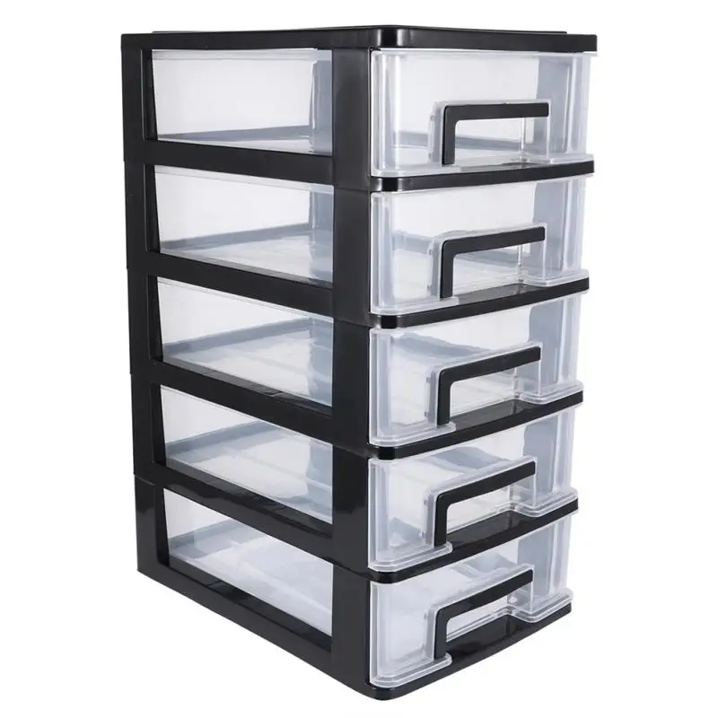 Description Picture 4 of item5/4/3/2 layer Storage Cabinet Plastic Drawer Type Closet Portable Dustproof Storage Case Organizer Sundries Holder