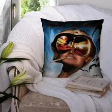 

Custom Fear and Loathing in Las Vegas Movie Square Pillowcase Polyester Linen Velvet Printed Zip Decor Pillow Case Car 22119-37