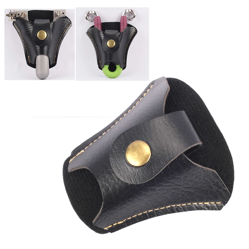 1pc adjustable hunting holsters slingshot bags magnetic ring slingshot ringRER 