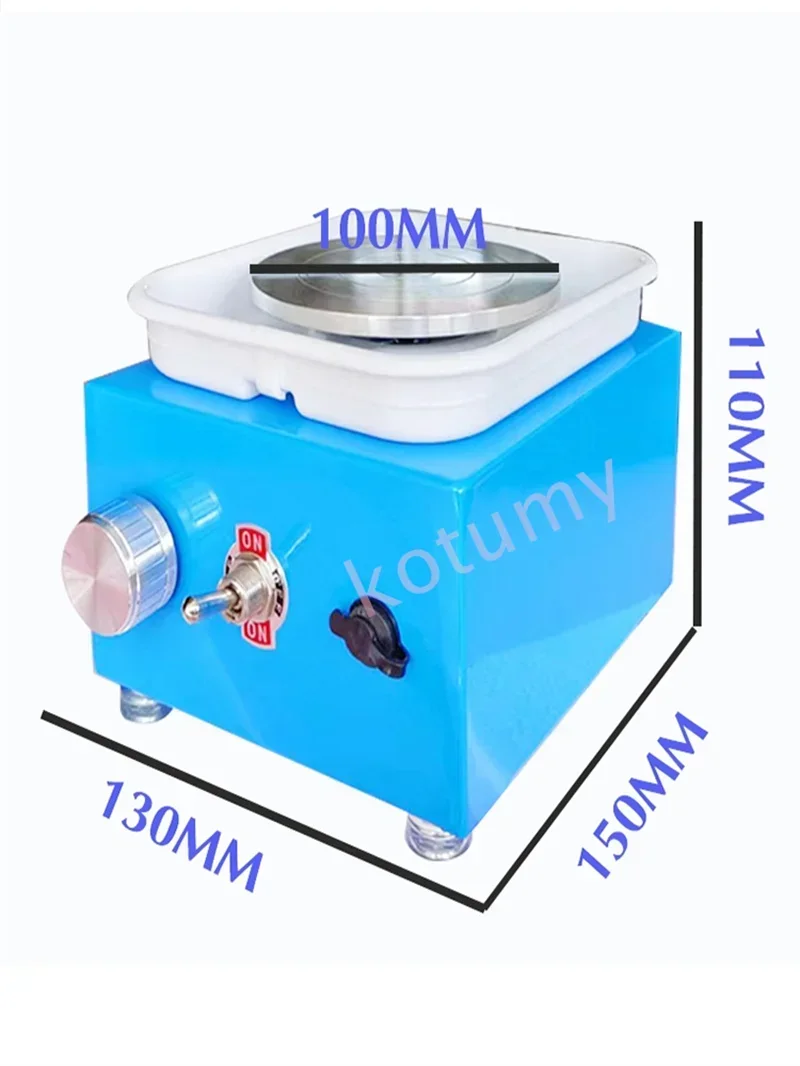 60W Electric Pottery Wheel Machine With Detachable ABS Basin 15CM Plate For Ceramic Working Clay Crafts DIY Tools