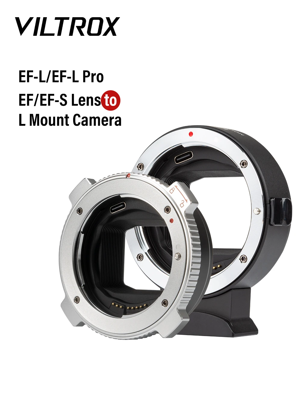 

VILTROX EF-L Pro Auto Focus Lens Mount Adapter For Canon EF EF-S Lens to L Mount Camera Leica SL2 Panasonic S1 S1R S1H S5