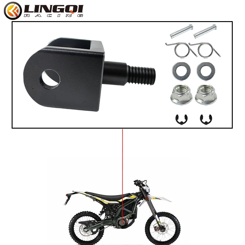 LINGQIRACINGPedalBracketsFootPegHolderSupportMountForTalaria