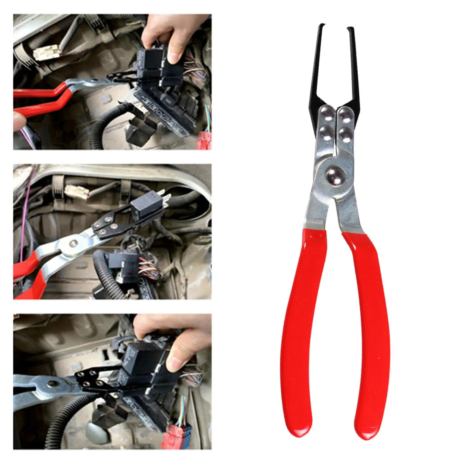 Auto Relay Puller Pliers Car Relay Nonslip Handle Removing Fuse Remover Tool