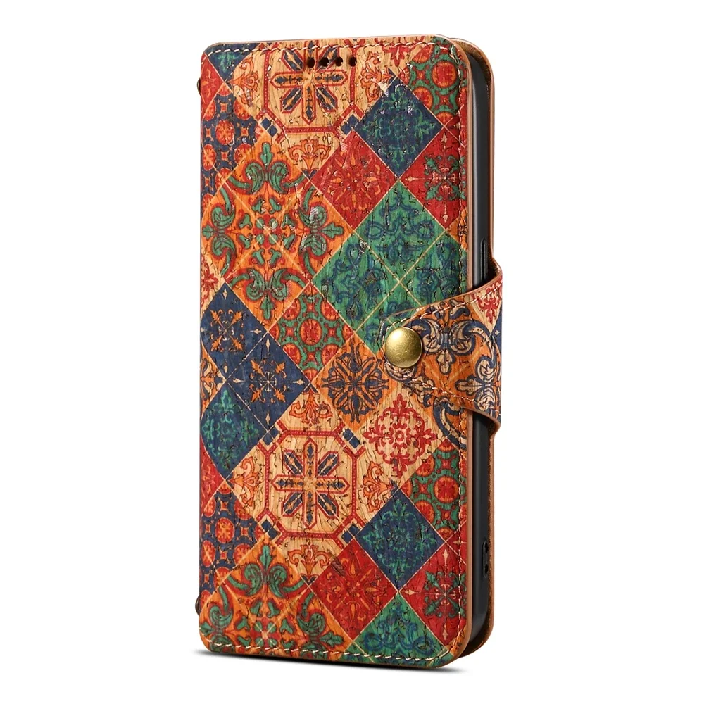Leather Wallet Phone Case with Card Holder and Kickstand