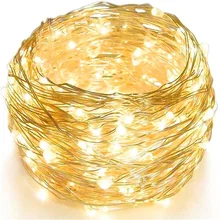 

10/20M LED Fairy Lights Copper Wire USB Powered Christmas Decor String light Wedding Party New Year Decorations 2022 Garland