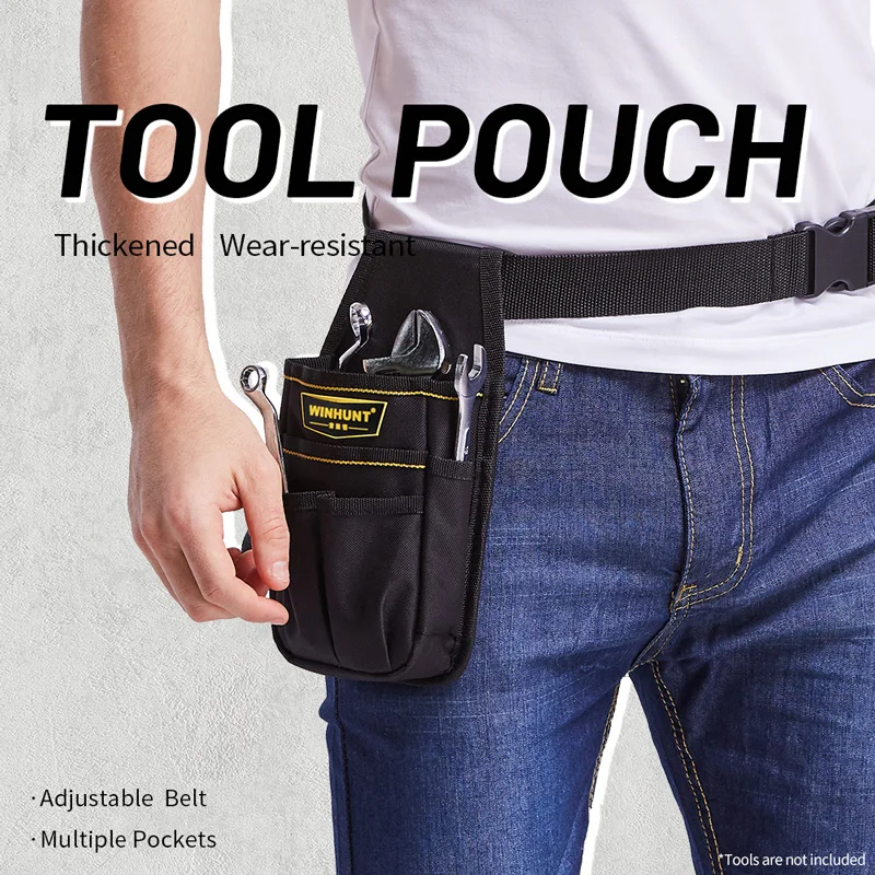 WINHUNT Tool Pouch Tool Belt Pouches with Belt Clip Utility Mini - Main Image