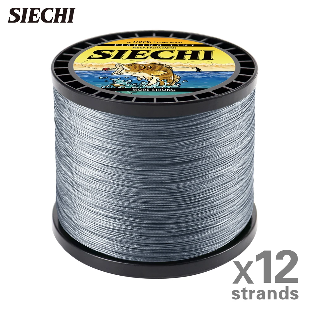 

Braided Fishing Line X8/X12 Strands PE Multicolor Fishing Lines Braid 300m 500m 1000m Strong Strength Fish Line 33LB-149.9LB