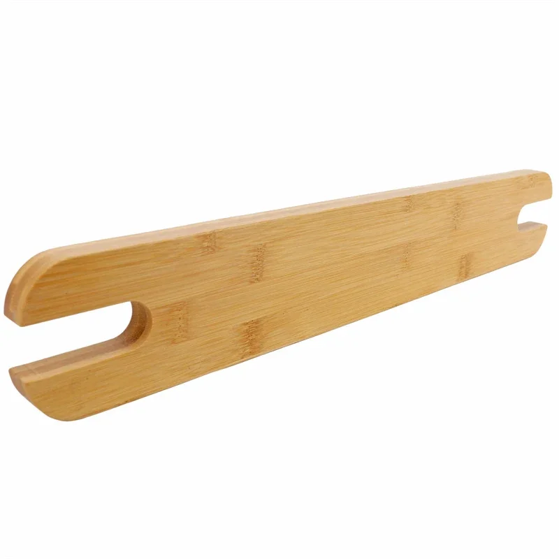 Seggiolone per bambini Poggiapiedi in legno di bambù naturale Poggiapiedi per seggiolone stabile antiscivolo Accessori per bambini Roba per bambini - immagine 6