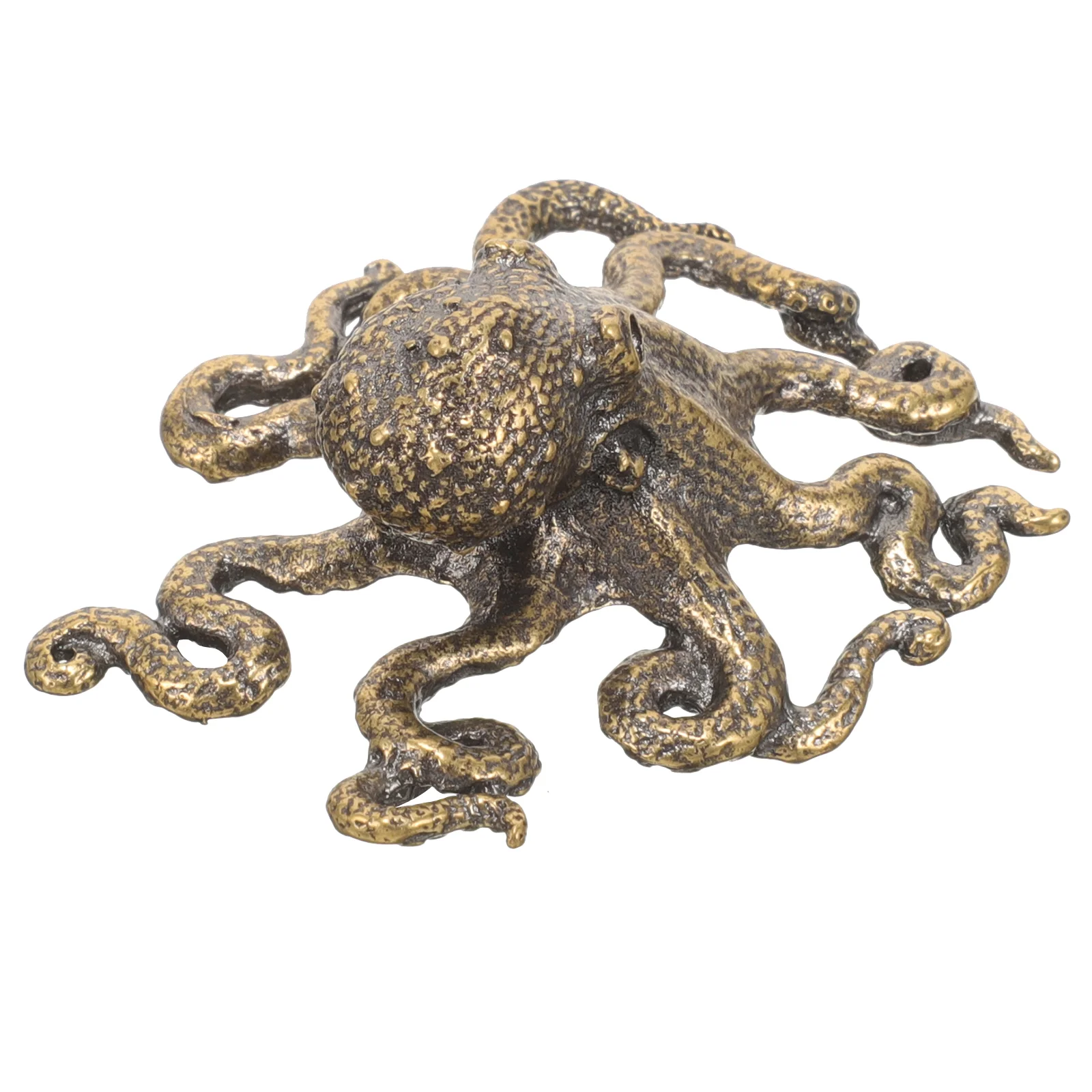 

Small Octopus Ornament Fortune Octopus Sculpture Home Office Octopus Adornment Desk Decoration