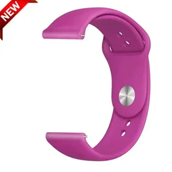 Versatile Silicone Watch Strap - Available in 18mm, 20mm, and 22mm Sizes for 22mm watch band (Dragon fruit 40)