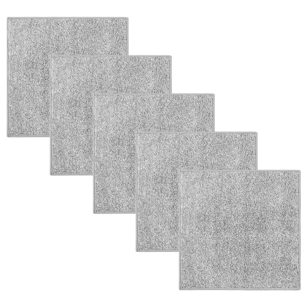 

Multi-function Washcloths Double-sided Thickened Fish Scale Bamboo Charcoal Dishcloth