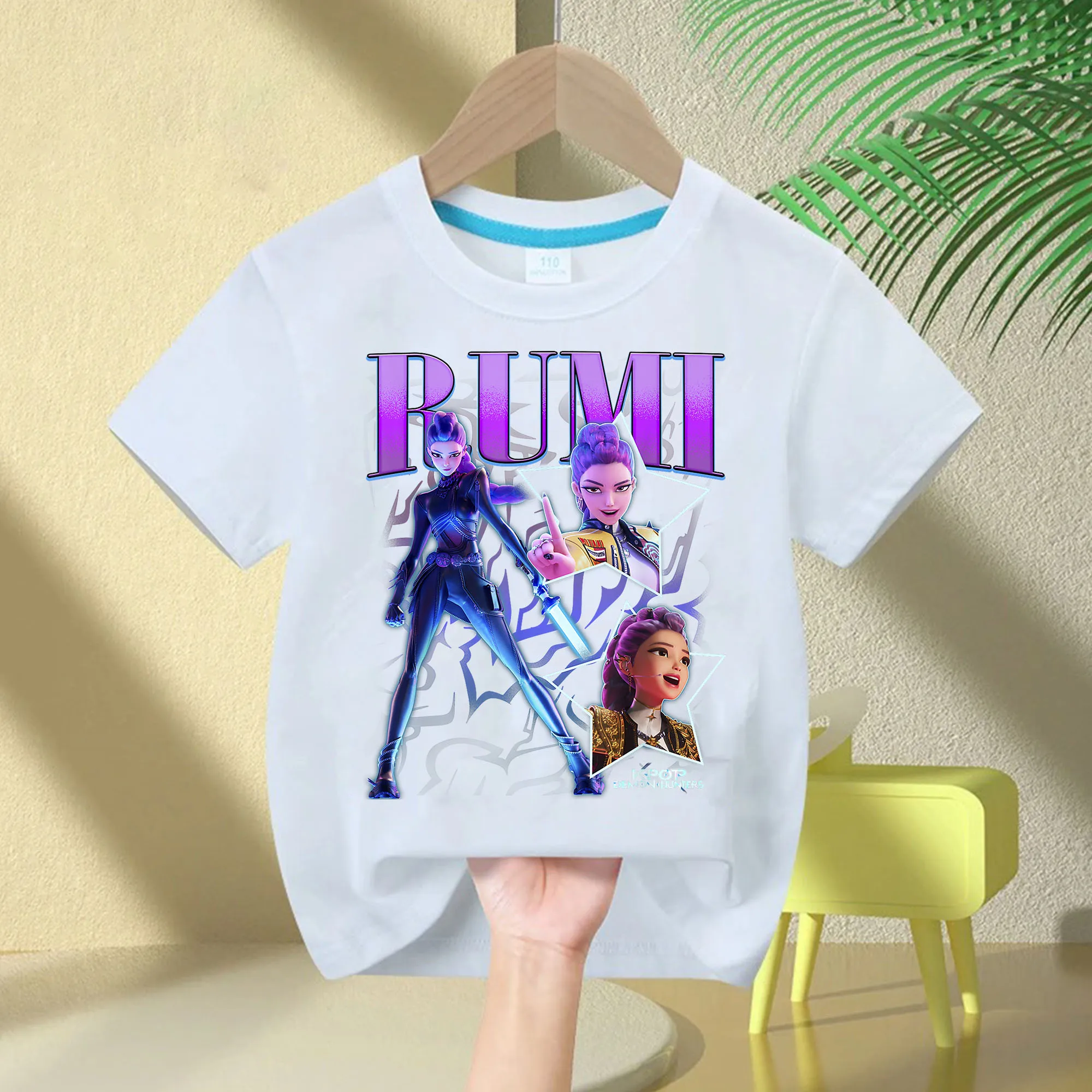 Manches Courtes Pour Les Garçons T-Shirt Kpop Demon Anime