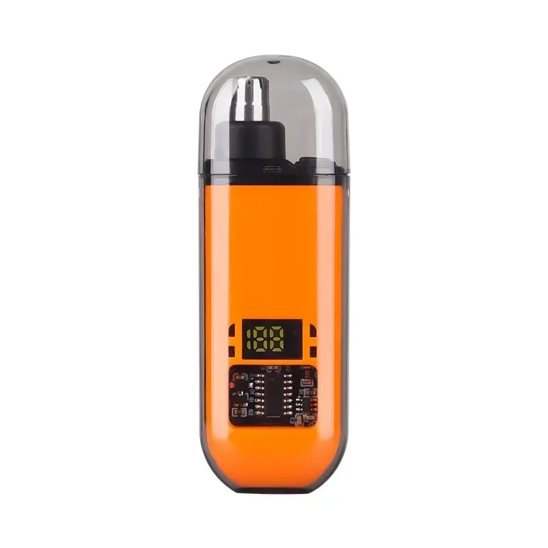 Nose Hair Trimmer USB Charging Dual-Edge Blades Electric Portable Men Mini Nose Hair Trimmer Face Care Kit Tools Home Appliances 6